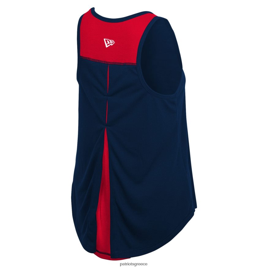 Patriots Jersey νέας εποχής ναυτικό/κόκκινο συνδυάζουν αυθεντικά πάνω από το top tank γυναίκες είδη ένδυσης VPDHTZ2779