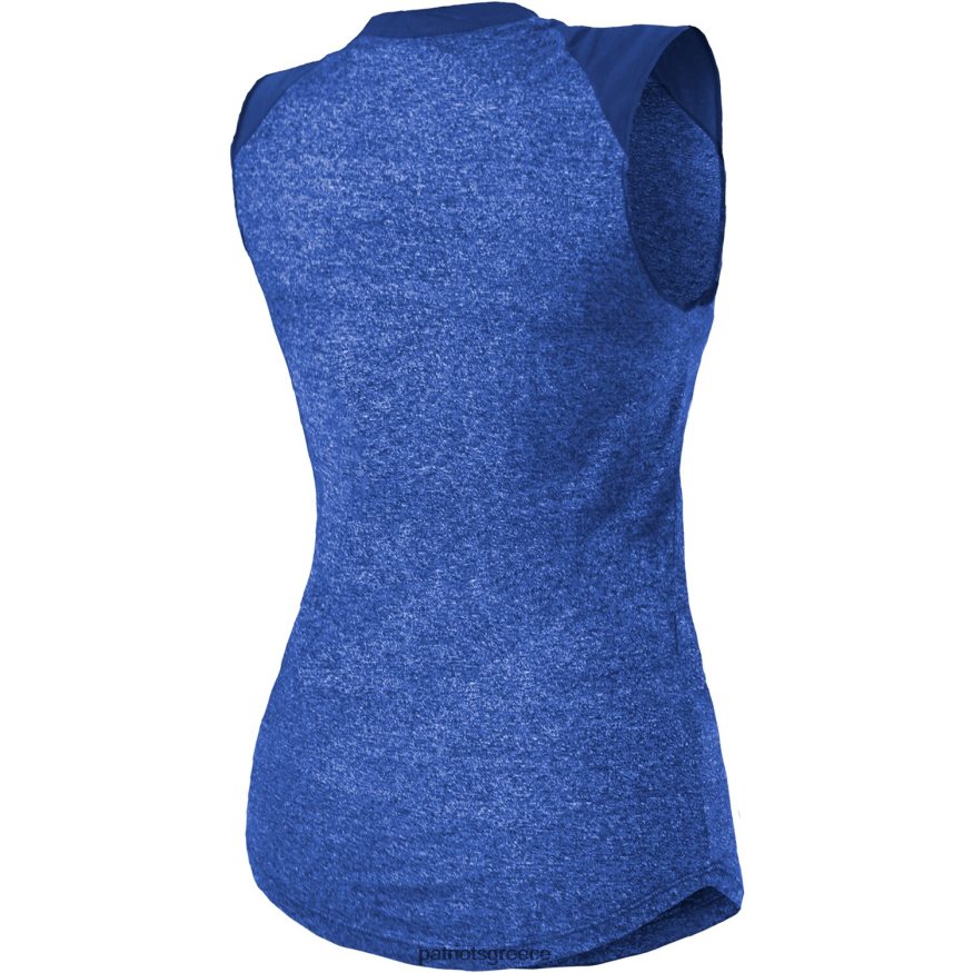 Patriots Jersey μαγευτικές κλωστές βασιλικό ρετρό tri-blend ρεγκλάν φανελάκι μυών γυναίκες είδη ένδυσης VPDHTZ2788