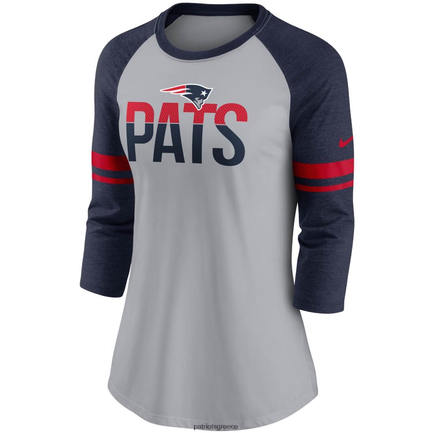 Patriots Jersey Μπλουζάκι με 3/4 μανίκια nike με ριγέ με πλέγμα γυναίκες είδη ένδυσης VPDHTZ2786