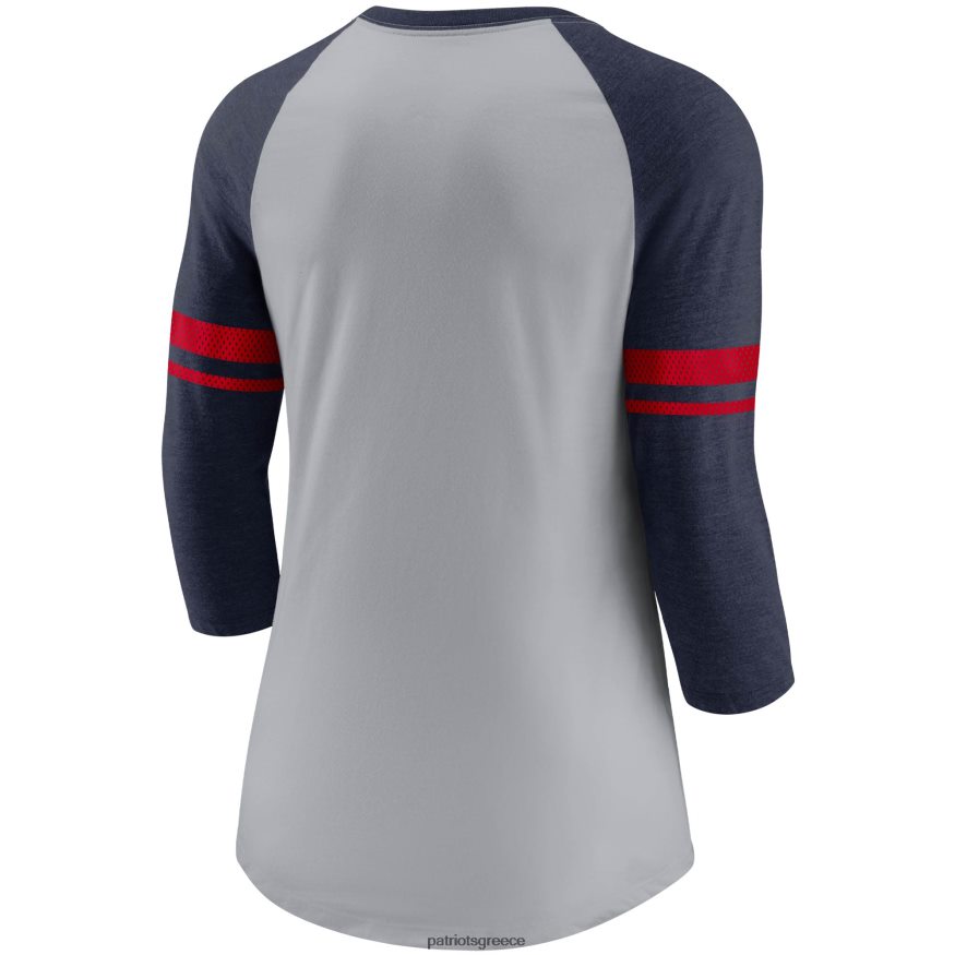 Patriots Jersey Μπλουζάκι με 3/4 μανίκια nike με ριγέ με πλέγμα γυναίκες είδη ένδυσης VPDHTZ2786