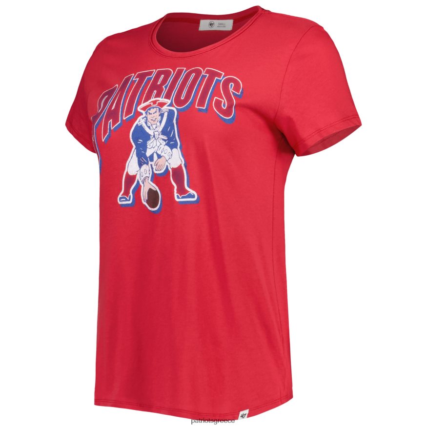 Patriots Jersey T-shirt 47 red treasure frankie γυναίκες είδη ένδυσης VPDHTZ2669