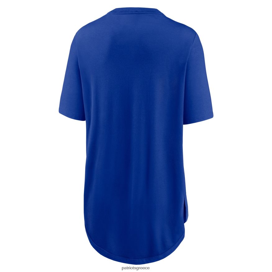 Patriots Jersey T-shirt tri-blend του σαββατοκύριακου nike royal ιστορικό λογότυπο γυναίκες είδη ένδυσης VPDHTZ2729
