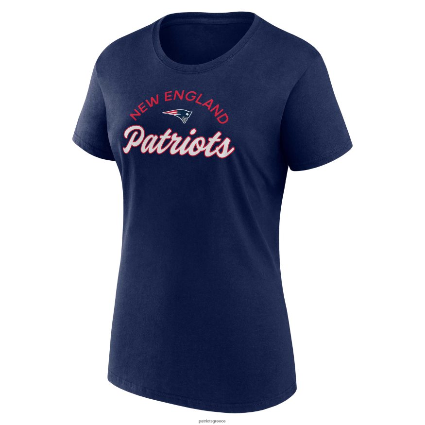 Patriots Jersey φανατικοί, ελαφρύ ναυτικό/λευκό ελαφρύ κοντό και μακρυμάνικο μπλουζάκι γυναίκες είδη ένδυσης VPDHTZ2634