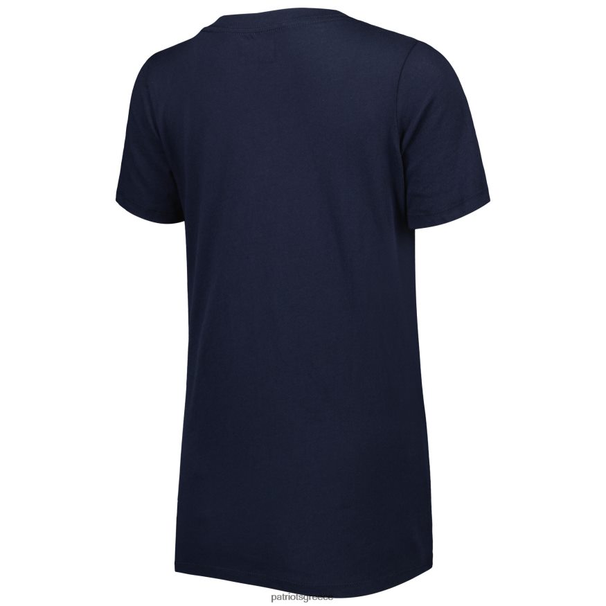 Patriots Jersey Μπλουζάκι με λαιμόκοψη με λαιμόκοψη νέας εποχής ναυτικό μελάνι γυναίκες είδη ένδυσης VPDHTZ2715