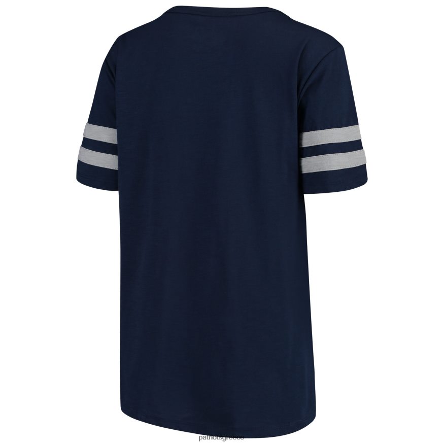 Patriots Jersey αφή ναυτικό τριπλό μπλουζάκι με λαιμόκοψη γυναίκες είδη ένδυσης VPDHTZ2760