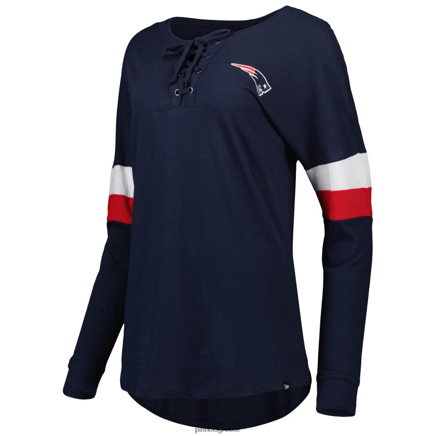Patriots Jersey ελαφρύ μακρυμάνικο μπλουζάκι με κορδόνια γυναίκες είδη ένδυσης VPDHTZ2762