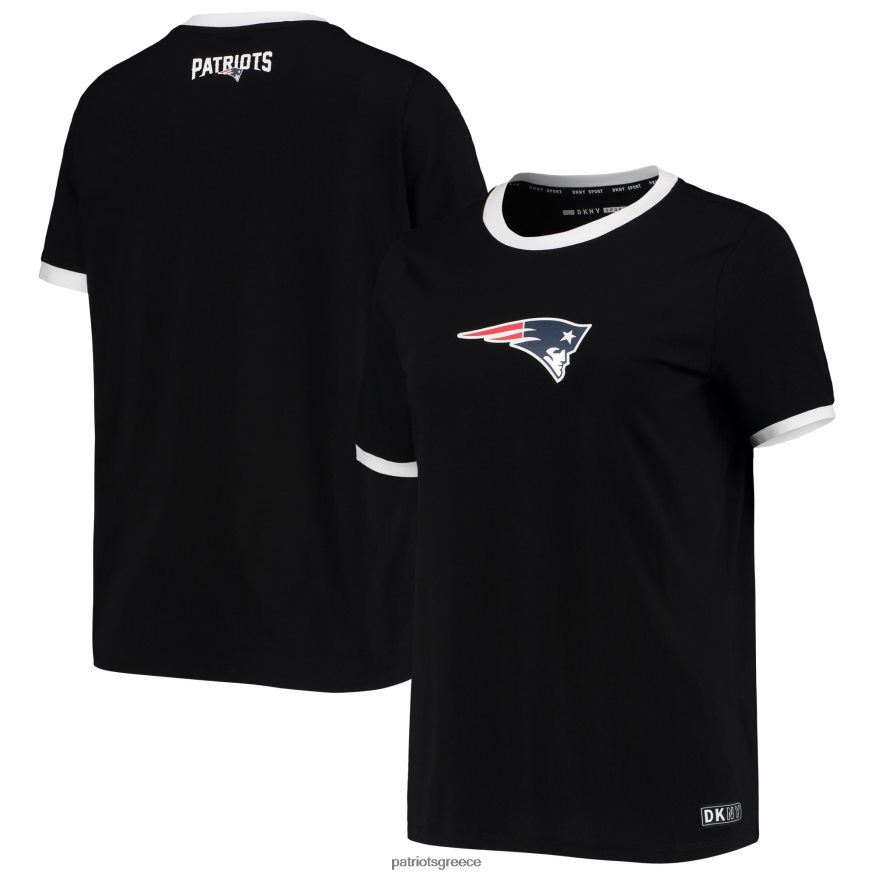Patriots Jersey dkny sport μαύρο t-shirt charlotte tri-blend γυναίκες είδη ένδυσης VPDHTZ2800