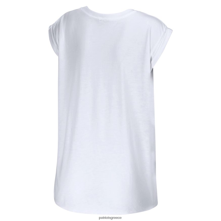 Patriots Jersey φορούν από την erin andrews λευκά χαιρετίσματα από μυϊκή μπλούζα γυναίκες είδη ένδυσης VPDHTZ2682