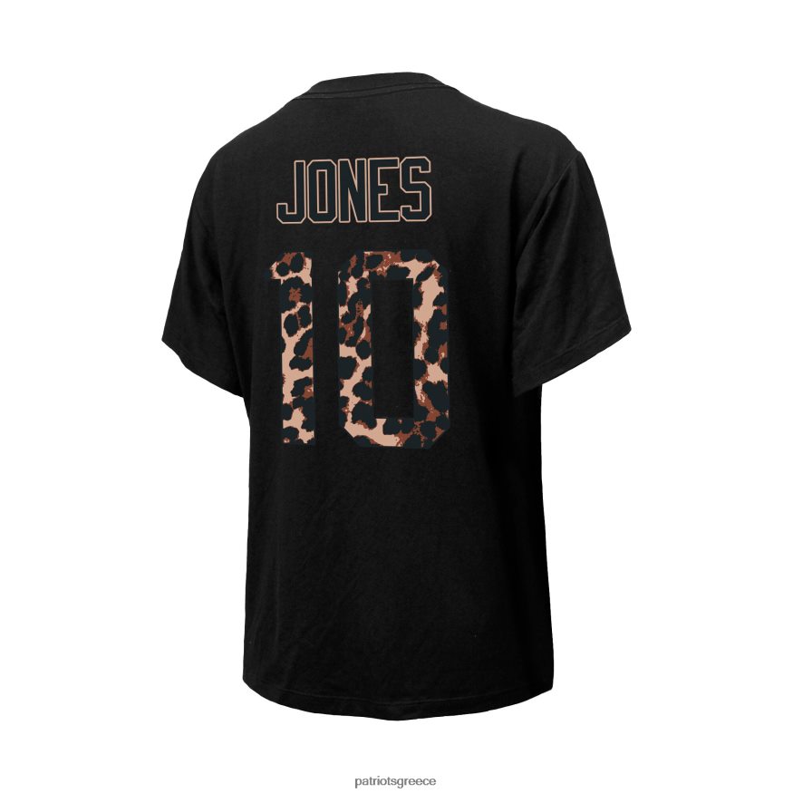 Patriots Jersey μαγευτικές κλωστές mac jones black leopard όνομα & νούμερο μπλουζάκι γυναίκες είδη ένδυσης VPDHTZ2751