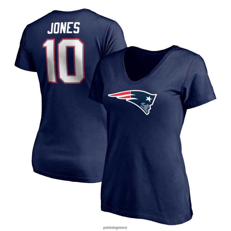 Patriots Jersey φανατικοί επώνυμα mac jones navy plus size παίκτη μπλουζάκι με λαιμόκοψη γυναίκες είδη ένδυσης VPDHTZ2733