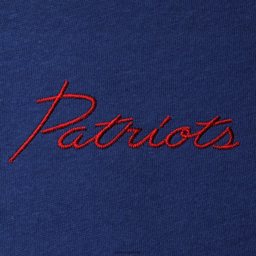 Patriots Jersey πρόχειρο φαγητό βασιλικό μπλουζάκι με μισό μανίκι mock λαιμόκοψη γυναίκες είδη ένδυσης VPDHTZ2743