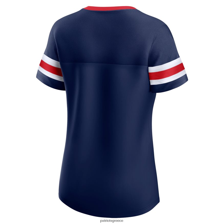 Patriots Jersey φανατικά επώνυμα navy αυθεντικό μπλουζάκι με κορδόνια γυναίκες είδη ένδυσης VPDHTZ2706
