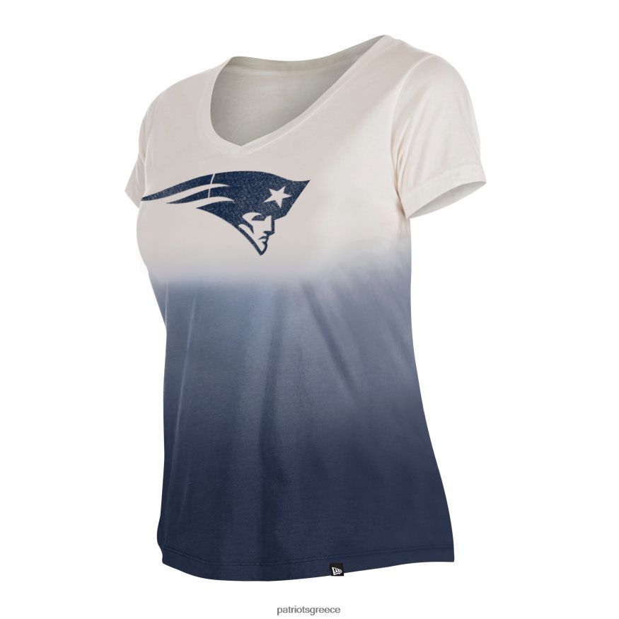 Patriots Jersey νέας εποχής navy dip dye t-shirt με λαιμόκοψη γυναίκες είδη ένδυσης VPDHTZ2636