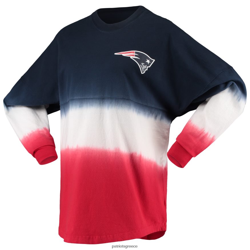 Patriots Jersey φανατικά επώνυμα navy/κόκκινο ombre μακρυμάνικο μπλουζάκι γυναίκες είδη ένδυσης VPDHTZ2635