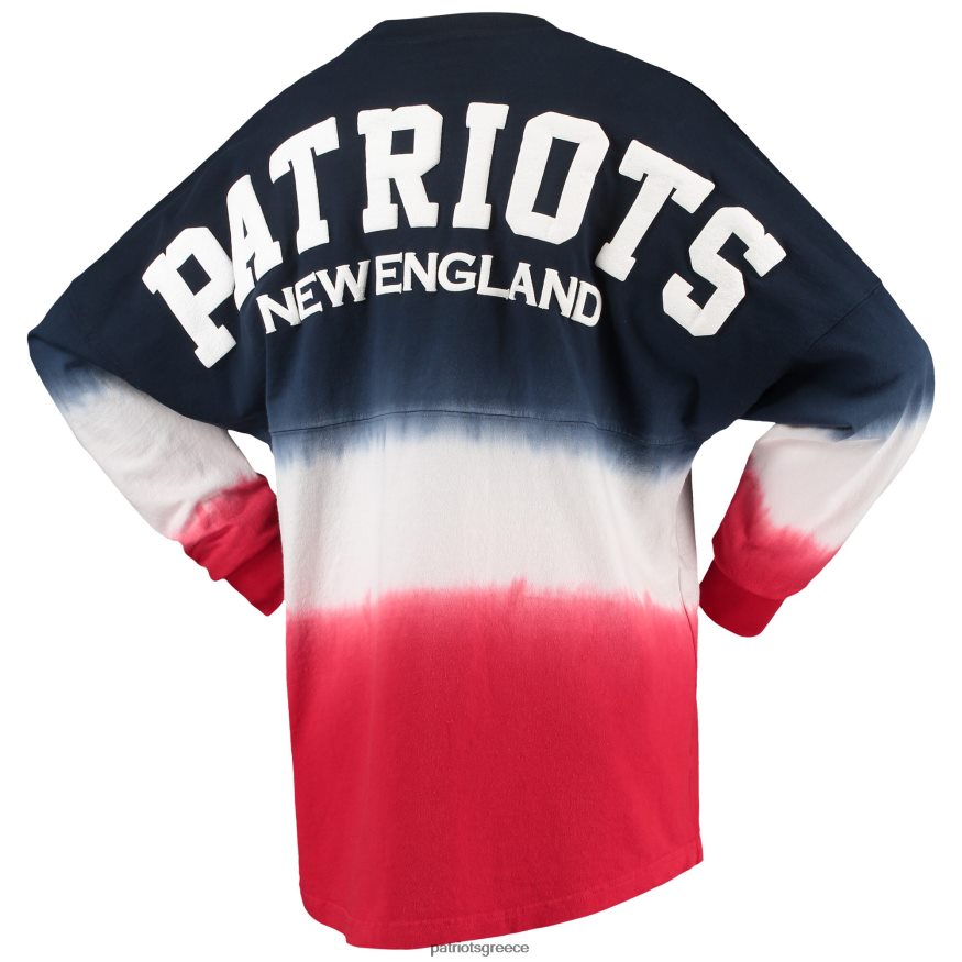 Patriots Jersey φανατικά επώνυμα navy/κόκκινο ombre μακρυμάνικο μπλουζάκι γυναίκες είδη ένδυσης VPDHTZ2635