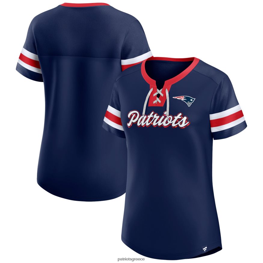 Patriots Jersey φανατικοί επώνυμα navy plus size αυθεντικό μπλουζάκι με κορδόνια γυναίκες είδη ένδυσης VPDHTZ2771
