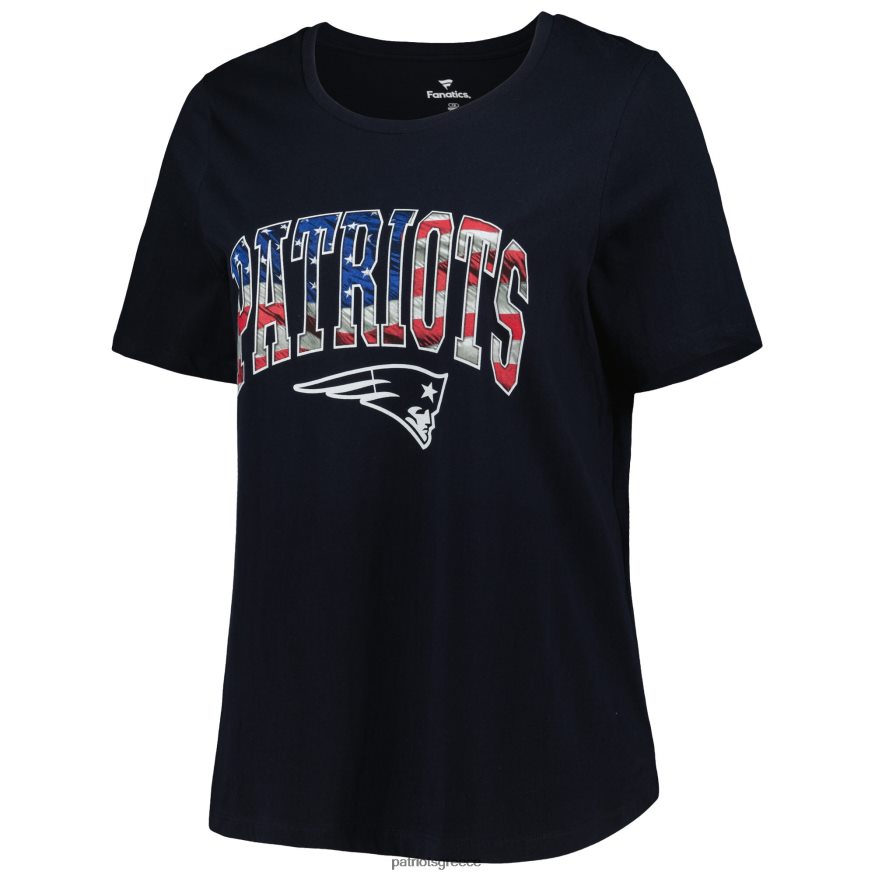 Patriots Jersey φανατικοί επώνυμα navy plus size banner wave μπλουζάκι γυναίκες είδη ένδυσης VPDHTZ2676