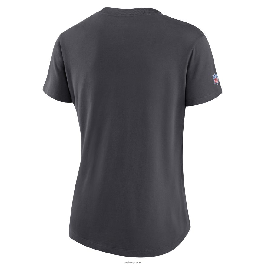 Patriots Jersey Μπλουζάκι nike anthracite 2021 nfl crucial catch performance γυναίκες είδη ένδυσης VPDHTZ2777