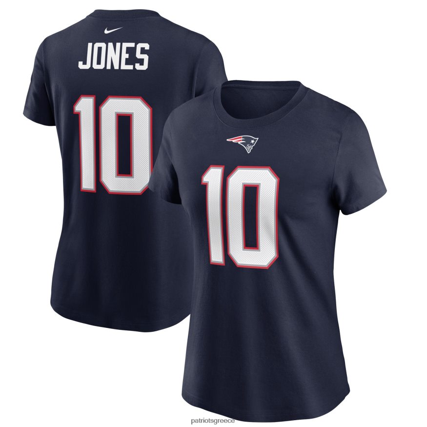 Patriots Jersey Μπλουζάκι με όνομα και νούμερο παίκτη nike mac jones navy γυναίκες είδη ένδυσης VPDHTZ2748