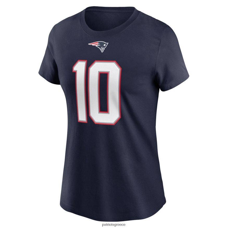 Patriots Jersey Μπλουζάκι με όνομα και νούμερο παίκτη nike mac jones navy γυναίκες είδη ένδυσης VPDHTZ2748