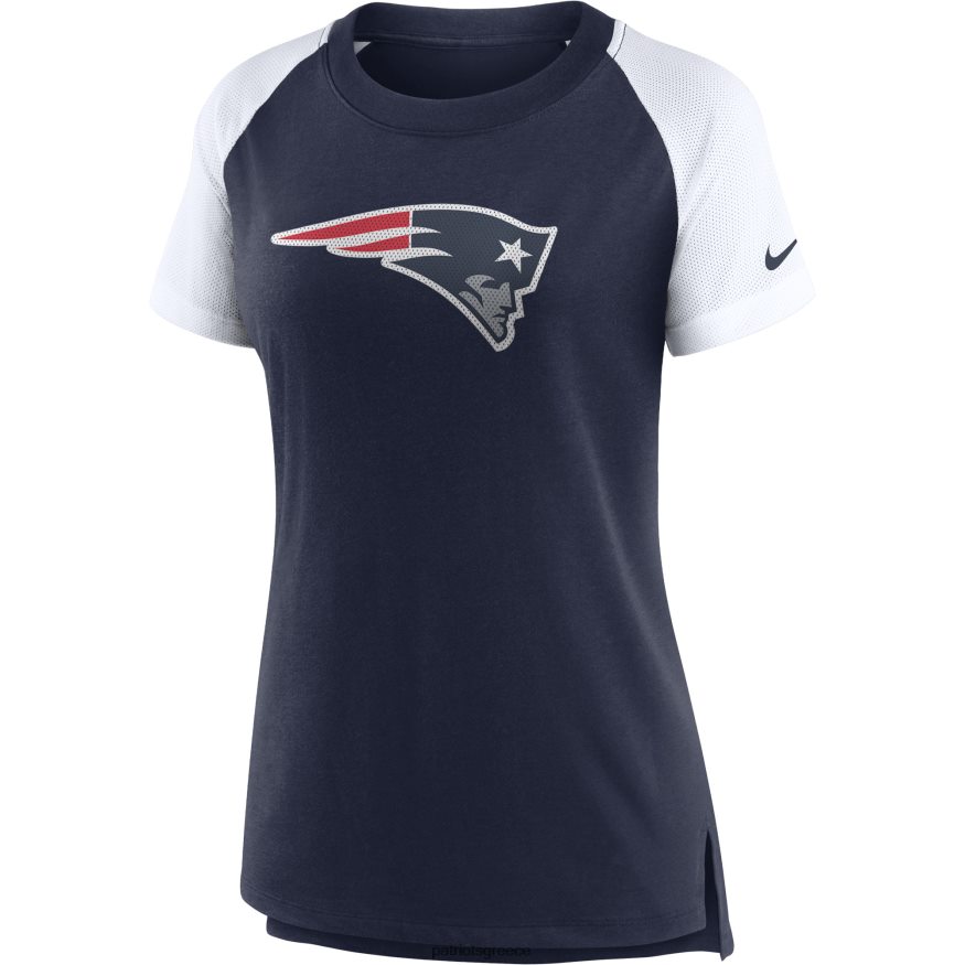 Patriots Jersey μπλουζάκι απόδοσης με λογότυπο nike navy/λευκό πρωτεύον γυναίκες είδη ένδυσης VPDHTZ2795