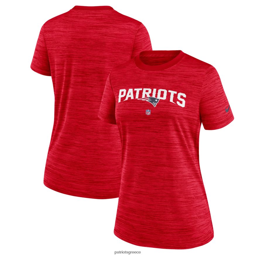 Patriots Jersey Μπλουζάκι nike red sideline speed performance γυναίκες είδη ένδυσης VPDHTZ2688