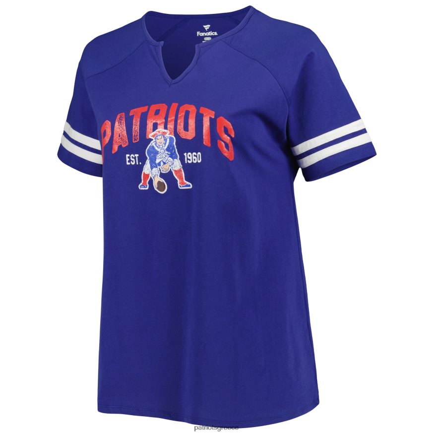 Patriots Jersey φανατικοί επώνυμα royal plus size μπλουζάκι με λαιμόκοψη ρεγκλάν γυναίκες είδη ένδυσης VPDHTZ2681