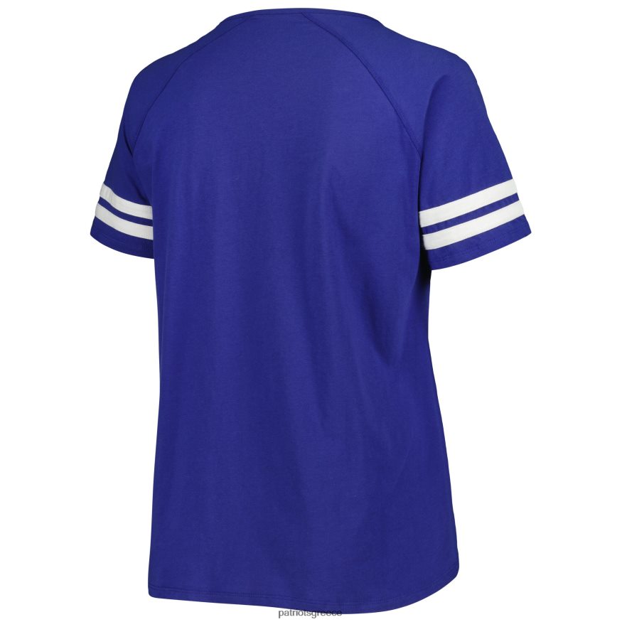 Patriots Jersey φανατικοί επώνυμα royal plus size μπλουζάκι με λαιμόκοψη ρεγκλάν γυναίκες είδη ένδυσης VPDHTZ2681