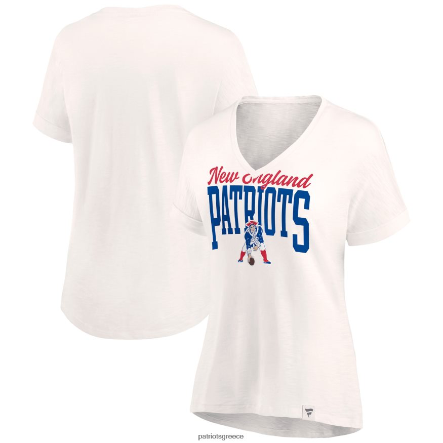Patriots Jersey Φανατικοί, επώνυμα πλιγούρι βρώμης, ελαφρύ t-shirt με λαιμόκοψη γυναίκες είδη ένδυσης VPDHTZ2653