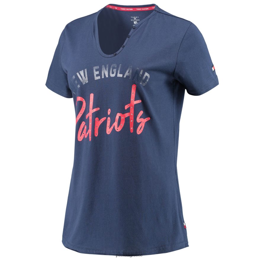 Patriots Jersey μπλουζάκι με λαιμόκοψη tommy hilfiger navy riley γυναίκες είδη ένδυσης VPDHTZ2724