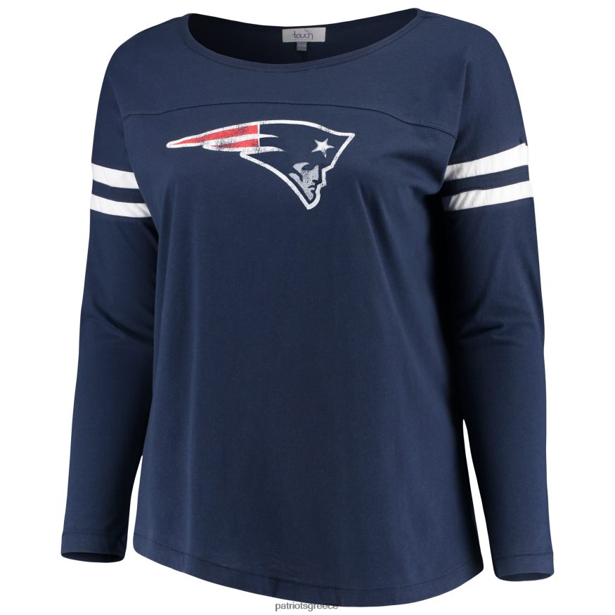 Patriots Jersey μακρυμάνικο μπλουζάκι touch navy plus size free agent γυναίκες είδη ένδυσης VPDHTZ2738