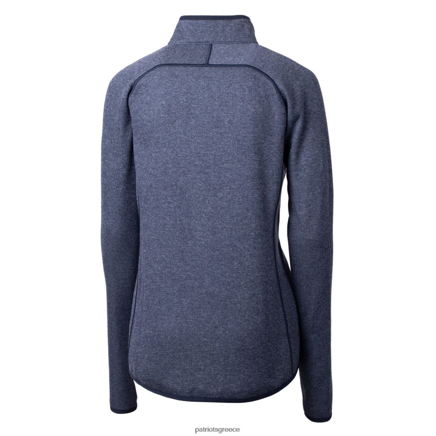 Patriots Jersey σακάκι με φερμουάρ με φερμουάρ, πουλόβερ με λογότυπο για ναυτικό κράνος γυναίκες είδη ένδυσης VPDHTZ856