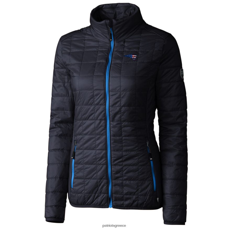 Patriots Jersey μπουφάν με φερμουάρ και κουπάτ γυναίκες είδη ένδυσης VPDHTZ927