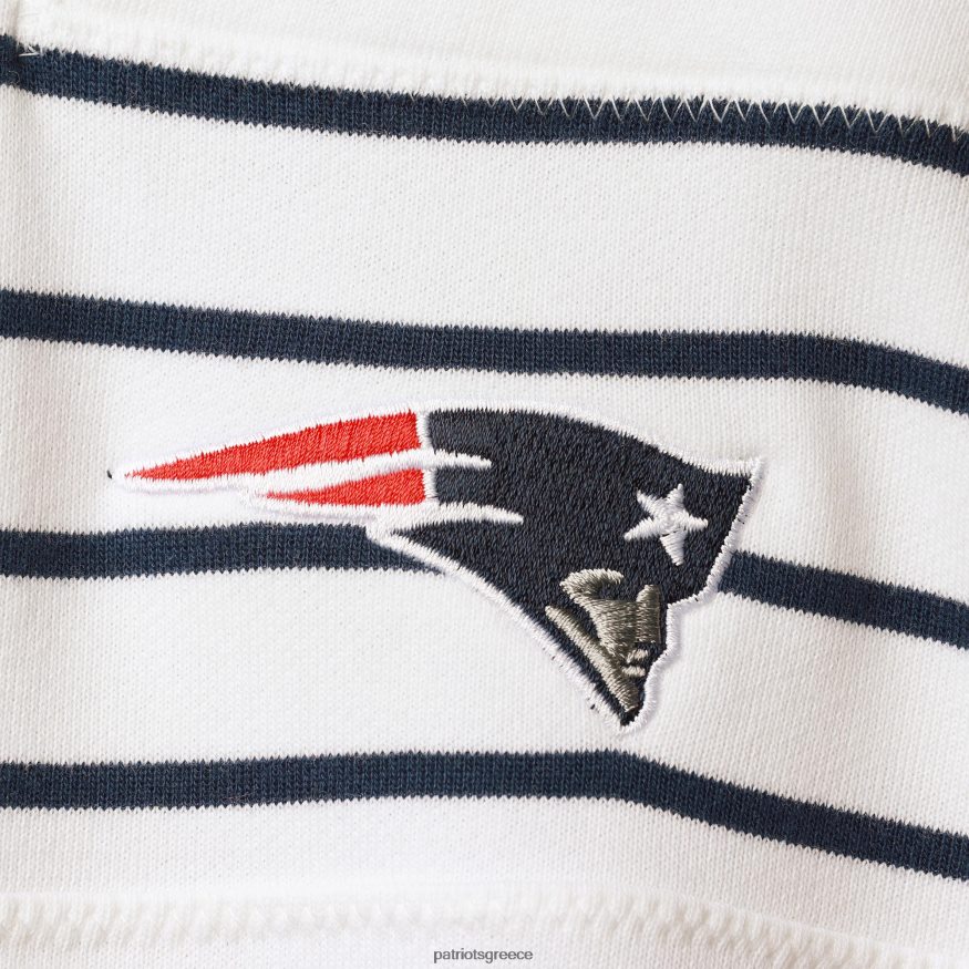 Patriots Jersey αμπέλια αμπέλια λευκό αμερικάνικο πουκάμισο πρόβειο φούτερ με μισό φερμουάρ γυναίκες είδη ένδυσης VPDHTZ968