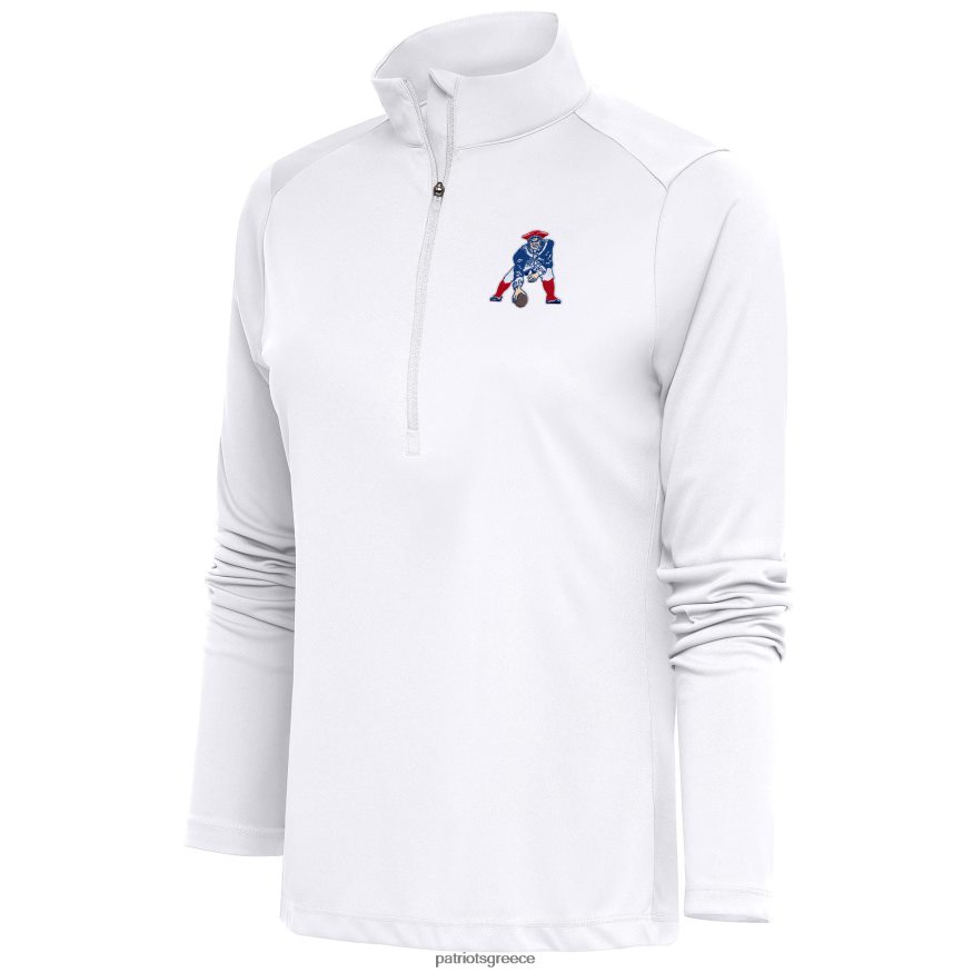 Patriots Jersey Αντίγκουα λευκό λογότυπο αφιέρωμα πουλόβερ με φερμουάρ γυναίκες είδη ένδυσης VPDHTZ992