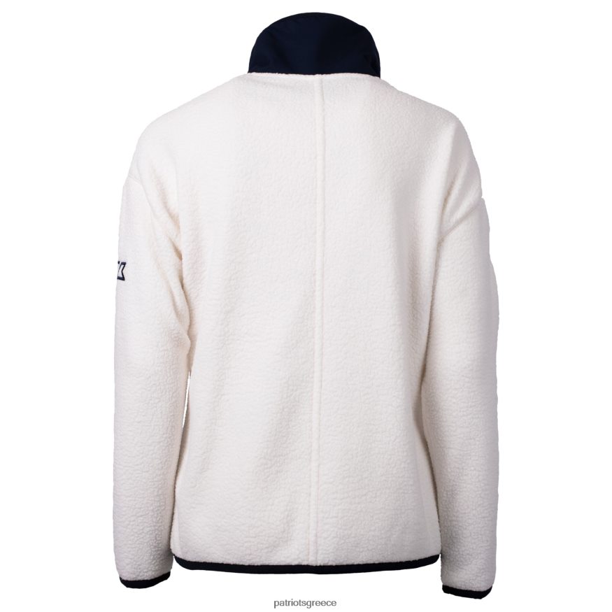 Patriots Jersey φλις μπουφάν με πλήρες φερμουάρ, λογότυπο cascade eco sherpa γυναίκες είδη ένδυσης VPDHTZ876