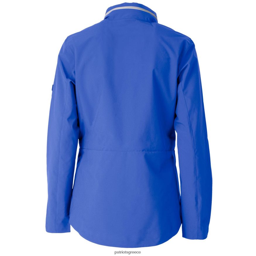 Patriots Jersey Ατμόλουτρο αδιάβροχο με πλήρες φερμουάρ με λογότυπο cutter & buck γυναίκες είδη ένδυσης VPDHTZ1100