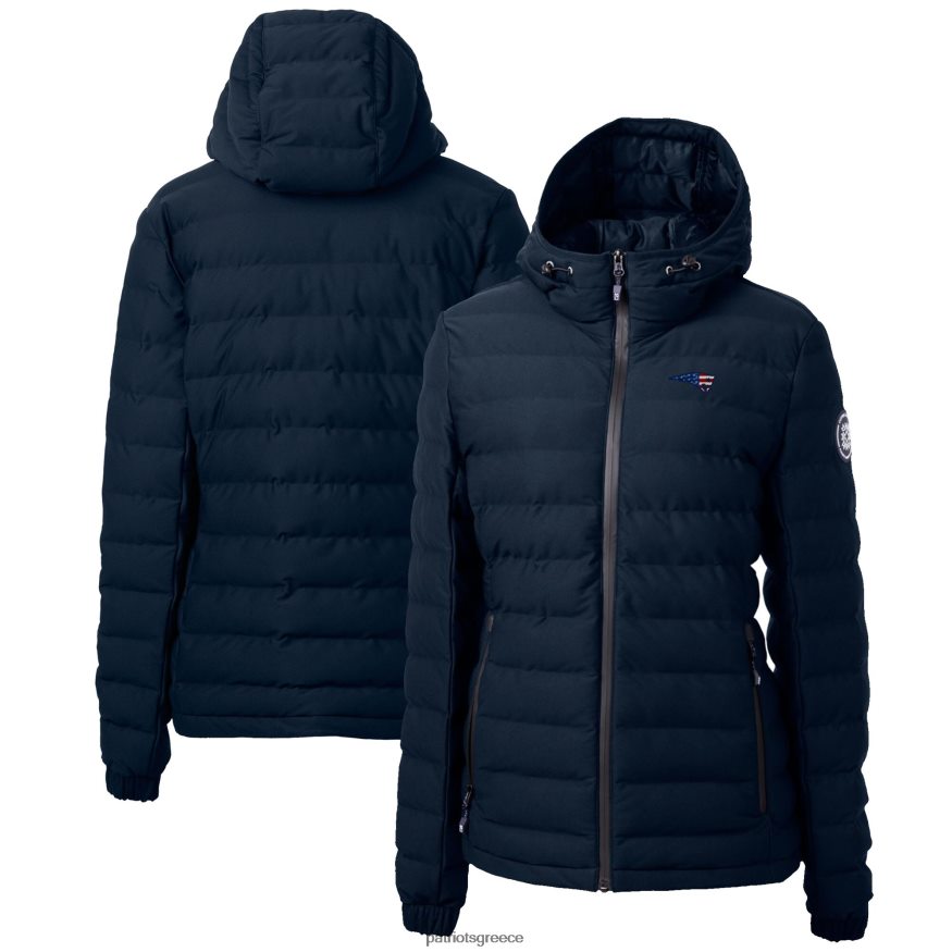 Patriots Jersey cutter & buck navy americana mission ridge repreve puffer full-zip jacket γυναίκες είδη ένδυσης VPDHTZ966