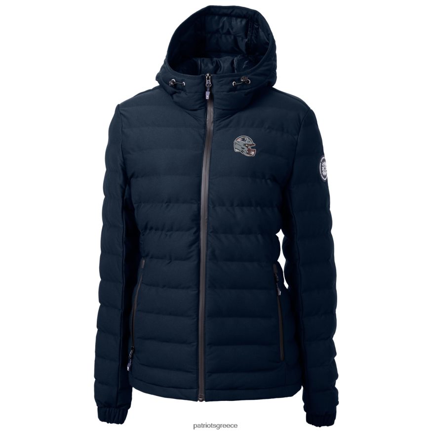 Patriots Jersey cutter & buck navy κράνος με λογότυπο mission ridge repreve puffer τζάκετ με πλήρες φερμουάρ με μόνωση γυναίκες είδη ένδυσης VPDHTZ897