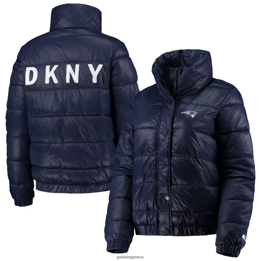 Patriots Jersey dkny sport navy julia puffer τζάκετ με πλήρες κουμπί γυναίκες είδη ένδυσης VPDHTZ1033