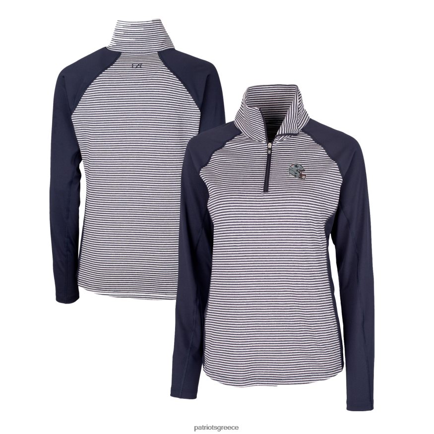 Patriots Jersey Κόφτης & μπουκ ναυτικό κράνος με λογότυπο drytec forge τονική ρίγα τεντωμένη πάνω με μισό φερμουάρ γυναίκες είδη ένδυσης VPDHTZ844