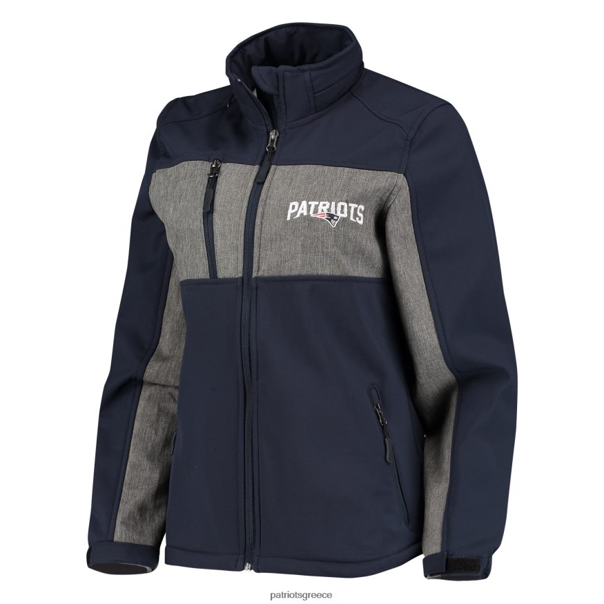 Patriots Jersey μπουφάν dunbrooke navy zephyr softshell με πλήρες φερμουάρ γυναίκες είδη ένδυσης VPDHTZ969