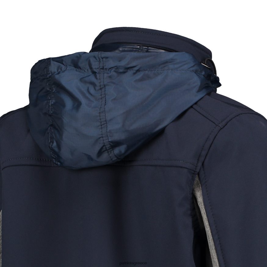 Patriots Jersey μπουφάν dunbrooke navy zephyr softshell με πλήρες φερμουάρ γυναίκες είδη ένδυσης VPDHTZ969