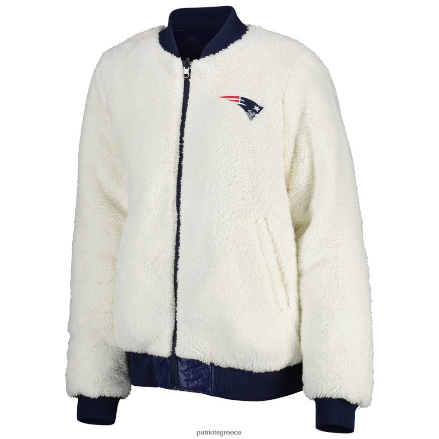 Patriots Jersey g-iii 4her by carl banks πλιγούρι βρώμης/navy switchback αναστρέψιμο μπουφάν με φερμουάρ γυναίκες είδη ένδυσης VPDHTZ948