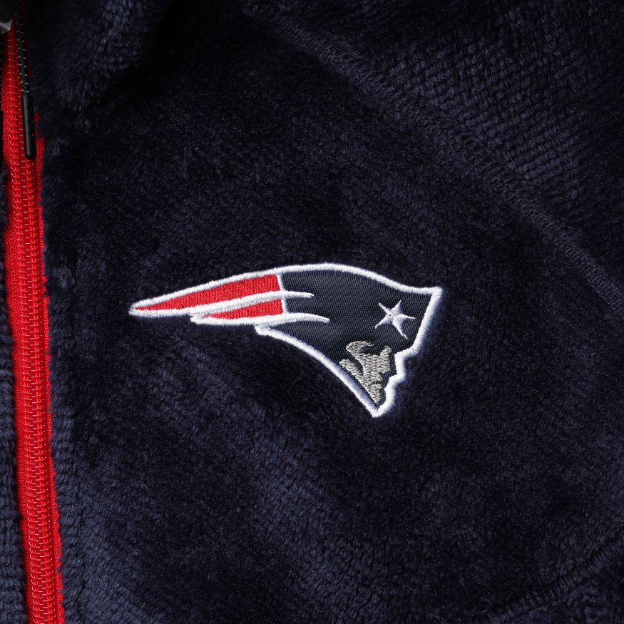 Patriots Jersey g-iii 4her by carl banks navy tie breaker fleece μπουφάν με φερμουάρ γυναίκες είδη ένδυσης VPDHTZ973