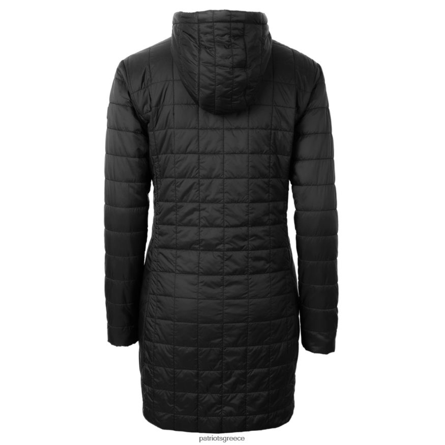 Patriots Jersey μακρύ παλτό με κουκούλα με κουκούλα και φερμουάρ, πιο βροχερό primaloft eco γυναίκες είδη ένδυσης VPDHTZ1091