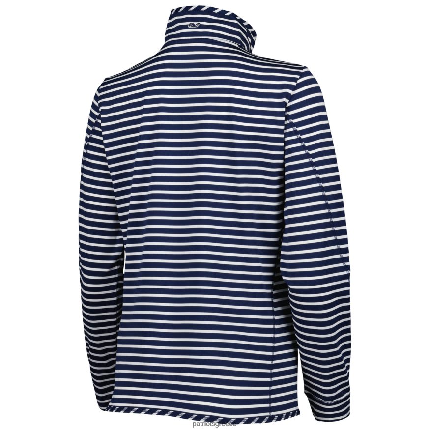Patriots Jersey αμπέλι αμπέλια ναυτικό sankaty shep πουλόβερ με μισό φερμουάρ γυναίκες είδη ένδυσης VPDHTZ888