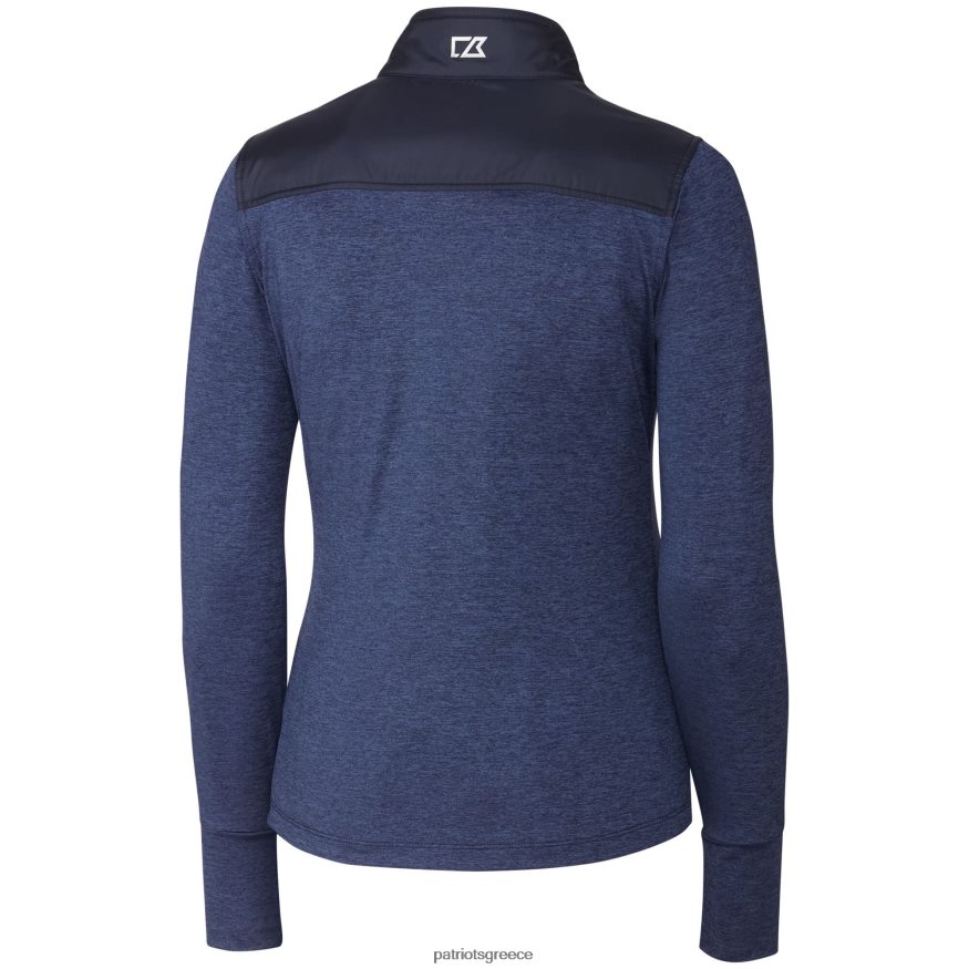 Patriots Jersey τζάκετ με φερμουάρ με φερμουάρ σε stealth γυναίκες είδη ένδυσης VPDHTZ1034