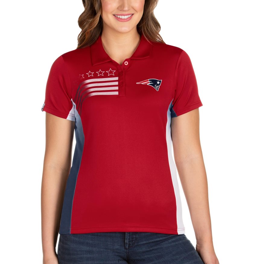 Patriots Jersey antigua red liberty polo γυναίκες είδη ένδυσης VPDHTZ2539
