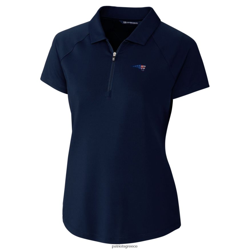 Patriots Jersey cutter & buck navy forge stretch polo γυναίκες είδη ένδυσης VPDHTZ2615